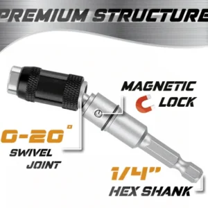 Magnetic Pivot Drill Bit Holder