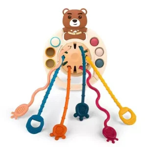 Montessori Ufo Silicone Pulling Toy