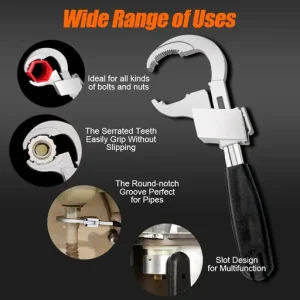 Universal Adjustable Double-Ended Wrench